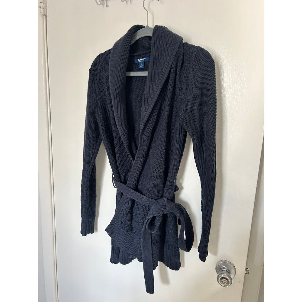 Vintage Old Navy Cable-Knit Wrap Cardigan